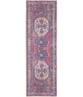 Nicole Curtis Machine Washable Series 1 Area Rug SR105 Red/Navy