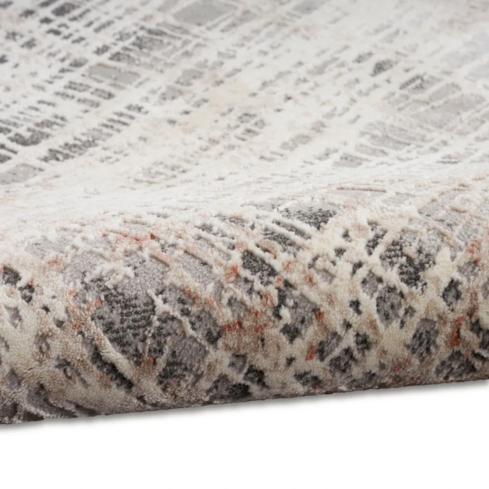 Calvin Klein Infinity Area Rug IFN01 Rust Multicolor