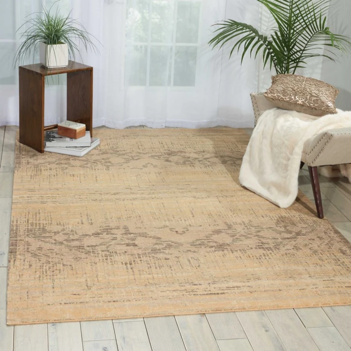 Nourison Silk Elements Area Rug SKE27-Beige
