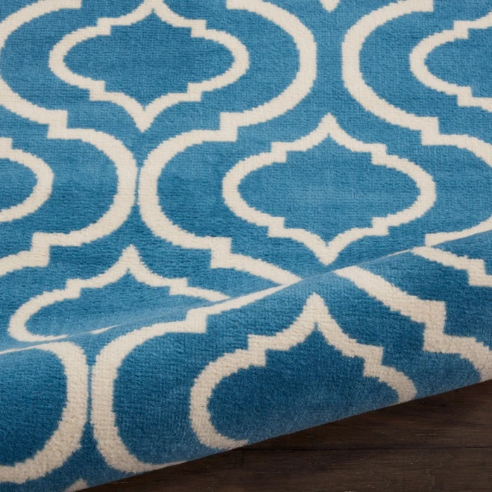Nourison Jubilant Round Area Rug JUB19-Blue