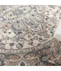Nourison Quarry Ivory Grey QUA05 6 ft. X 9 ft. Oval Rug