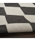 Nourison Positano Black POS04 10ft. Square Rug