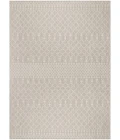 Nourison Positano Light Grey POS02 9 ft. X 12 ft. Rect. Rug