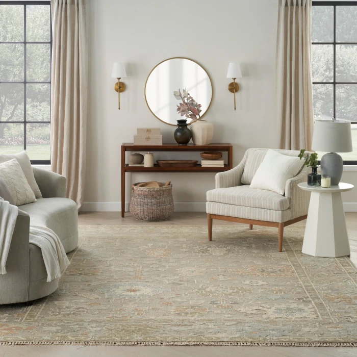 Nourison Whispers Taupe WHP01 8 ft. X 10 ft. Rect. Rug