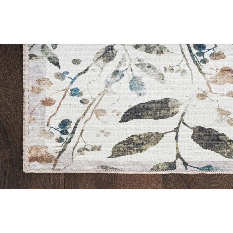 Nourison Nourison Washables Ivory Multicolor NWB05 8 ft. X 10 ft. Rectangle Rug