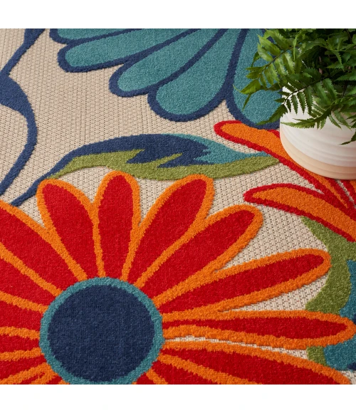 Nourison Aloha Area Rug ALH33 Multicolor