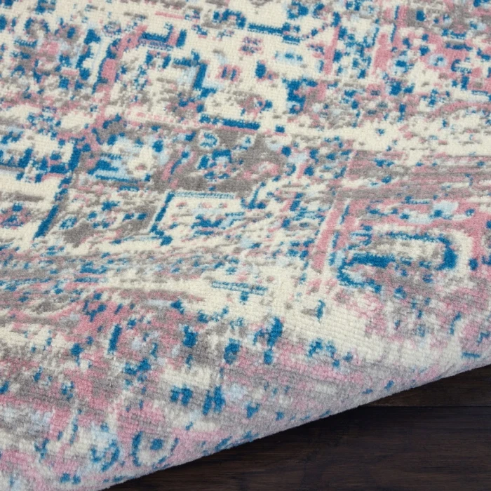Nourison Grafix Runner Area Rug GRF14-Ivory/Pink