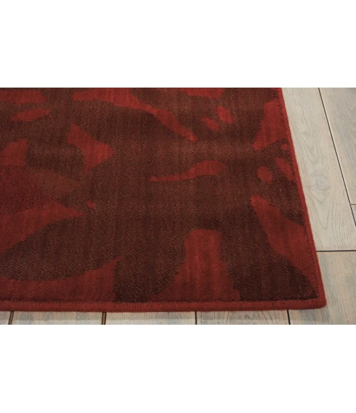 Calvin Klein Home Urban Red URB05 3ft.6in. x 5ft.6in. Rect. Rug