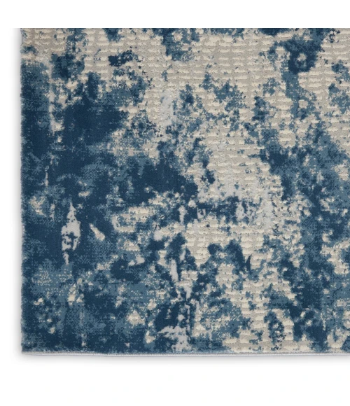 Nourison Rustic Textures Area Rug RUS16-Grey/Blue