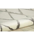 Nourison Twilight Area Rug TWI15 Ivory/Grey 5'6" x 8'