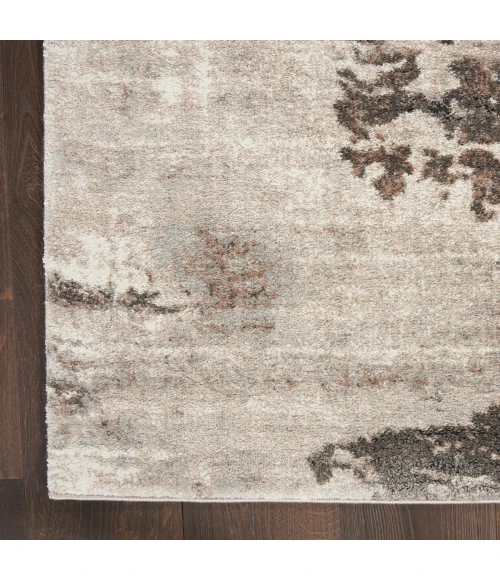 Kathy Ireland American Manor Area Rug AMR04 Iv/Mocha 2'2" x 7'6"