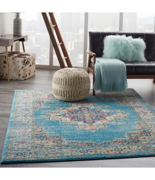 Nourison Passion Area Rug PSN03-Light Blue