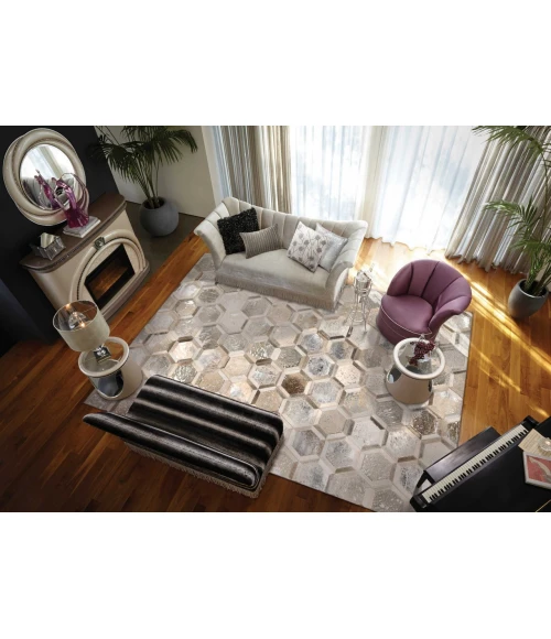 Michael Amini City Chic Area Rug MA100-Silver