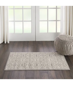 Nourison Home Jubilant JUB06 Ivory Grey 2 ft. X 4 ft. Area Rug