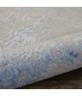 Nourison Silk Shadows Grey Blue SHA18 2 ft. X 3 ft. Rect. Rug