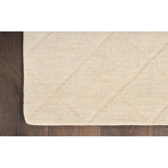 Nourison Wool Haven Ivory WOH01 5 ft. 3 in. X 7 ft. 3 in. Rectangle Rug