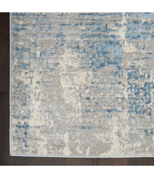 Nourison Solace Area Rug SLA02-Ivory/Grey/Blue