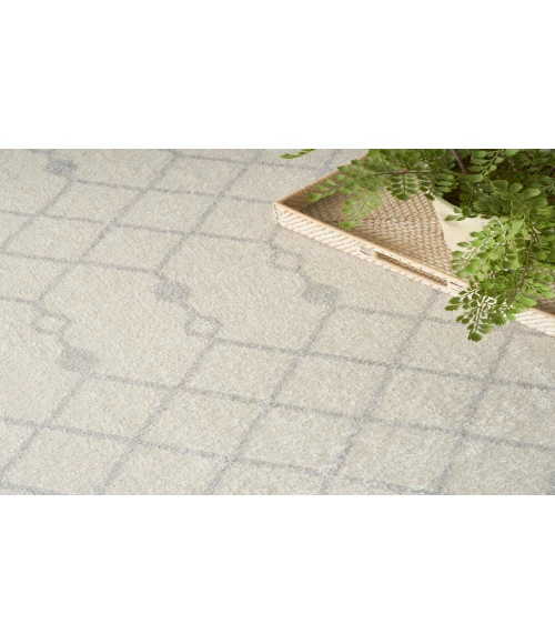 Nourison Astra Machine Washable Ivory ASW10 7 ft. 10 in. Round Rug