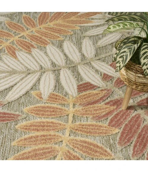 Nourison Aloha Sage Rose ALH18 9 ft. X 12 ft. Rect. Rug