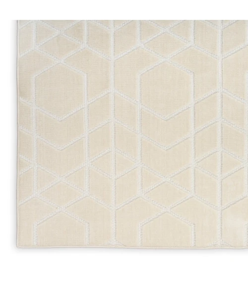 Nourison Washable Charm Ivory WCH01 6 ft. X 9 ft. Rect. Rug