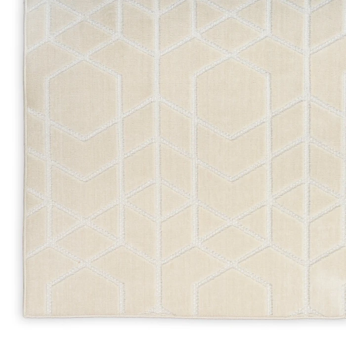 Nourison Washable Charm Ivory WCH01 6 ft. X 9 ft. Rect. Rug