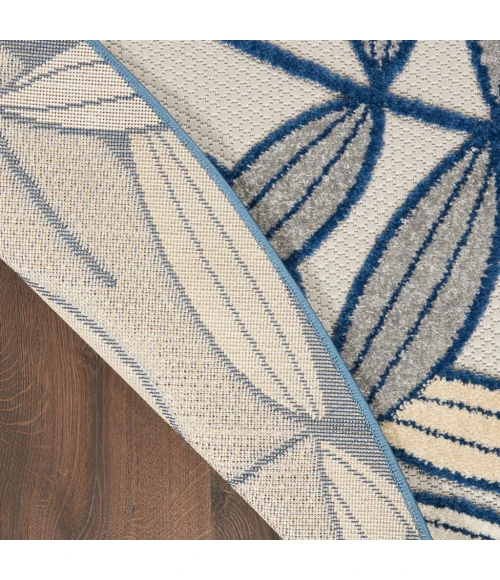 Nourison Aloha Area Rug ALH18-Ivory/Navy