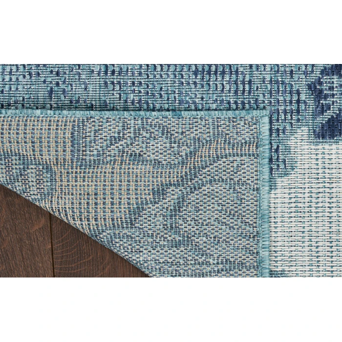 Nourison Garden Oasis Blue GOA04 3 ft. X 5 ft. Rectangle Rug