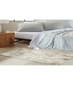 Calvin Klein CK005 Enchanting ECH07 Ivory Grey 3 ft. 2 in. X 5 ft. Area Rug