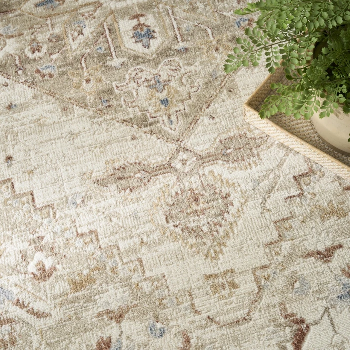 Nourison Home Pardis Cream / Ivory PRD02 5ft.3in. x 7ft. Rect. Rug