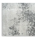 Nourison Dekor Grey Charcoal DEK04 2 ft. X 4 ft. Rect. Rug