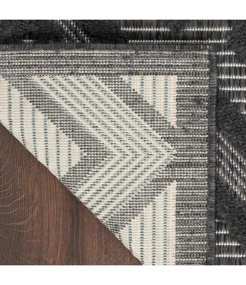 Nourison Versatile Area Rug NRV01 Charcoal/Black