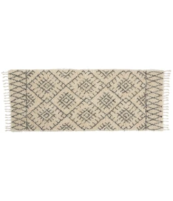 Nourison Home Native Art NTV12 Ivory/Charcoal 2 ft. 3 in. X 6 ft. Area Rug
