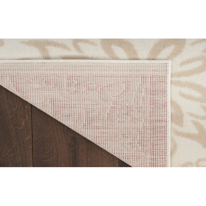 Nourison Jubilant Ivory Beige JUB06 4 ft. X 6 ft. Rectangle Rug