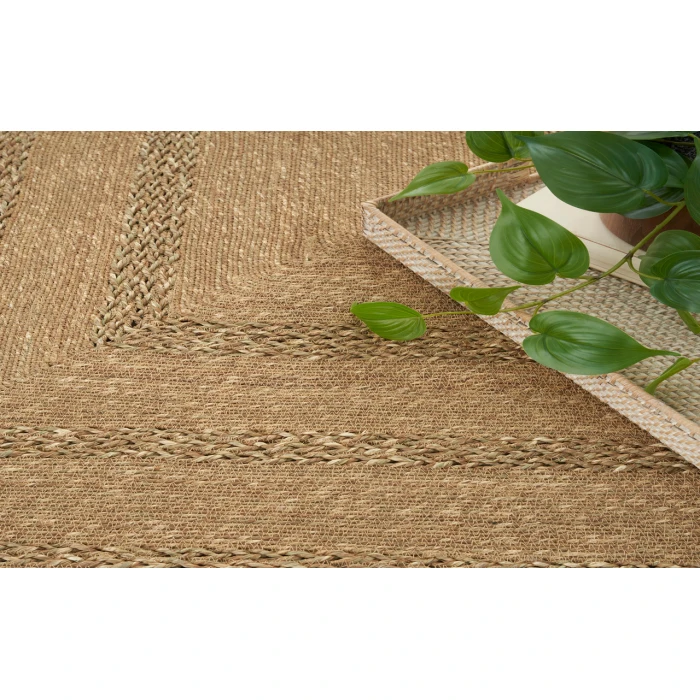 Nourison Natural Seagrass Natural NSG01 4 ft. X 6 ft. Rectangle Rug