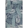 Nourison Home Garden Oasis GOA02 Navy 8 ft. X 10 ft. Area Rug