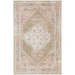 Nourison Home Astra Machine Washable ASW11 Sage Multi 3 ft. 3 in. X 5 ft. Area Rug