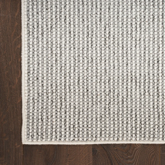 Nourison Natural Texture Ivory Grey NTX01 5 ft. X 7 ft. Rect. Rug