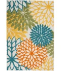 Nourison Aloha Area Rug ALH05 Turquoise Multicolor