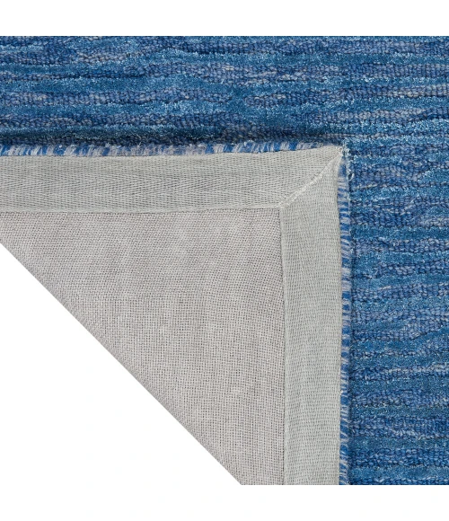 Calvin Klein Linear Area Rug LNR01 Blue