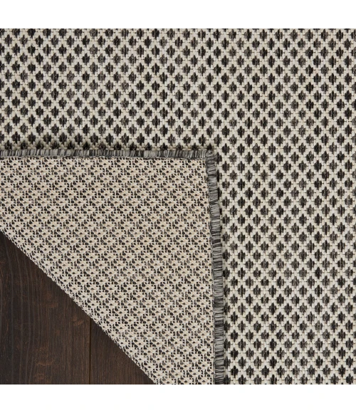 Nourison Courtyard Area Rug COU01 Ivory/Charcoal