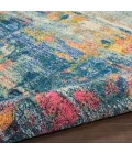 Nourison Celestial Area Rug CES09-Blue/Yellow