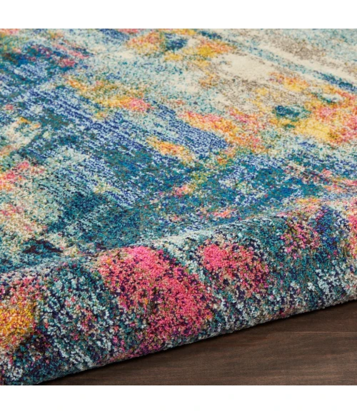 Nourison Celestial Area Rug CES09-Blue/Yellow