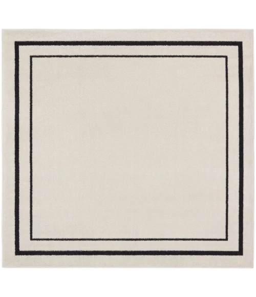 Nourison Nourison Essentials Area Rug NRE02 Ivory/Black