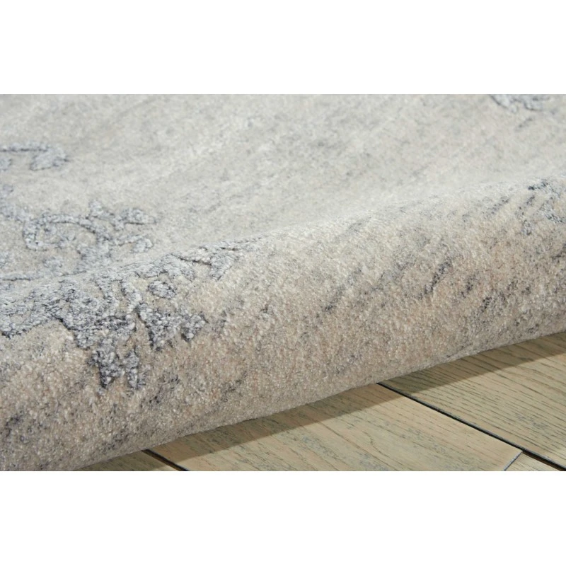 Nourison Silk Shadows Ivory Silver SHA14 6 ft. X 8 ft. Rect. Rug