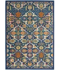 Nourison Allur Area Rug ALR03-Navy Multicolor