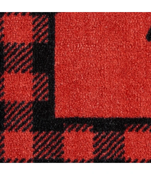 Nourison Accent Decor/Xmas Area Rug 102JP-Red