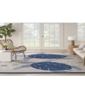Nourison Aloha Navy Blue ALH27 9 ft. X 12 ft. Rectangle Rug