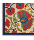 Nourison Aloha Area Rug ALH20 Red/Multicolor 5'3" x 7'5"