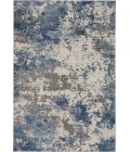 Nourison Rustic Textures Area Rug RUS08-Grey/Blue
