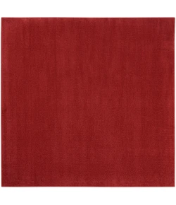 Nourison Home Nourison Essentials NRE01 Brick Red 7 ft. Square Area Rug